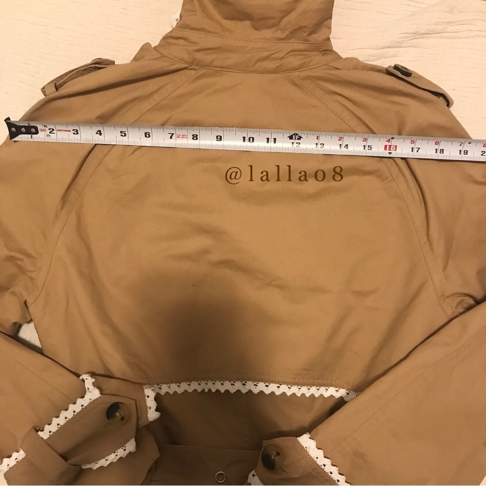 7 for all mankind Trimmed Trench Coat NWT - Picture 7 of 9